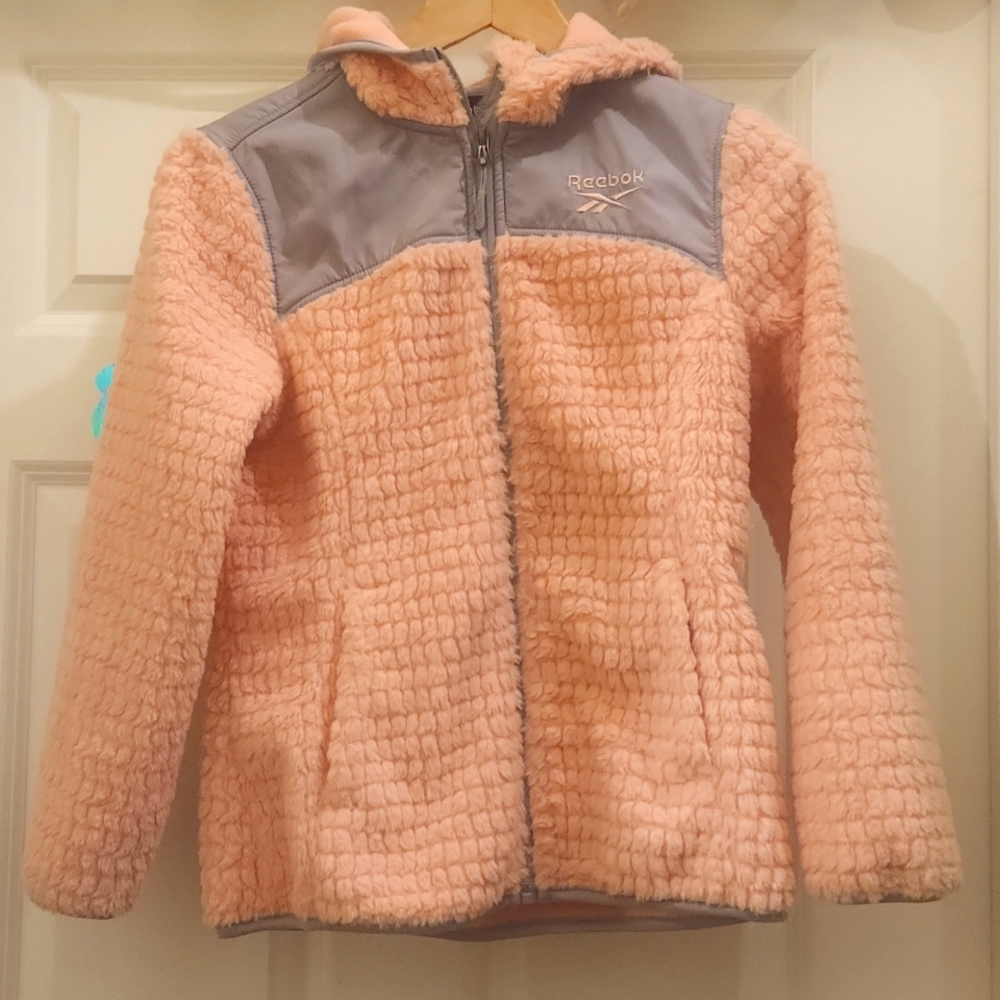 Reebok size 10/12 Girls athleisure jacket